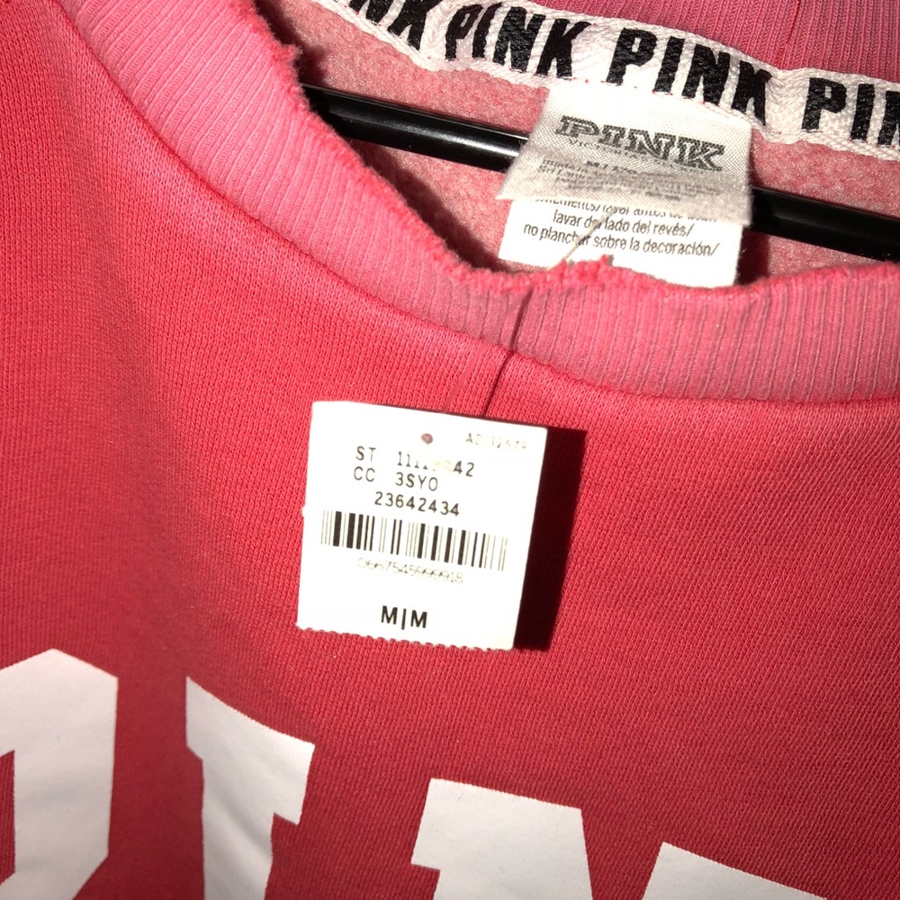 PINK PULLOVER SWEATSHIRT
